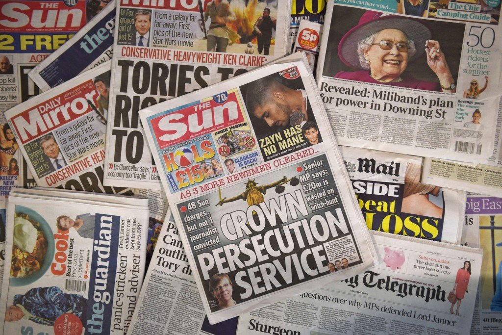 types of newspapers in the uk