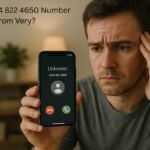 Is This 0344 822 4650 Number From Very